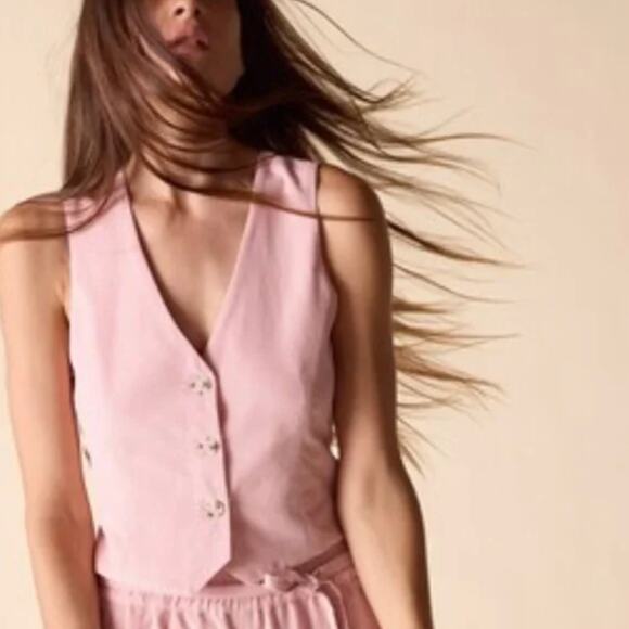 St Roche Corduroy Midi Skirt Set Pink - Picture 1 of 5